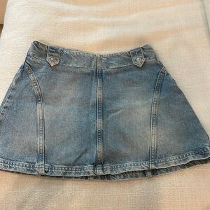 Free people Jean skirt